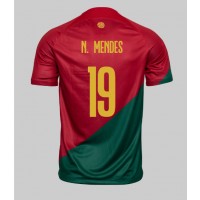 Fotbalové Dres Portugalsko Nuno Mendes #19 Domácí MS 2022 Krátký Rukáv